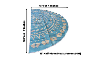 dims of 14 foot bell tent floor covering