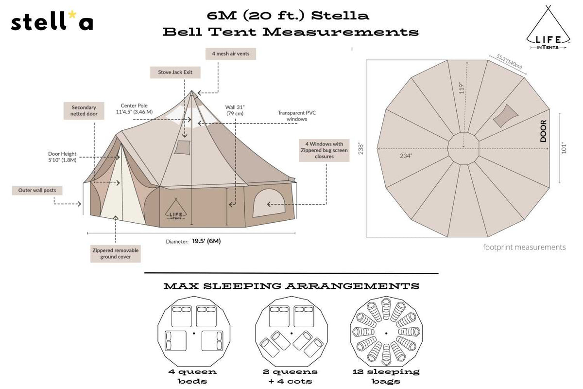 19' (6M) Stella™ Stargazing Tent
