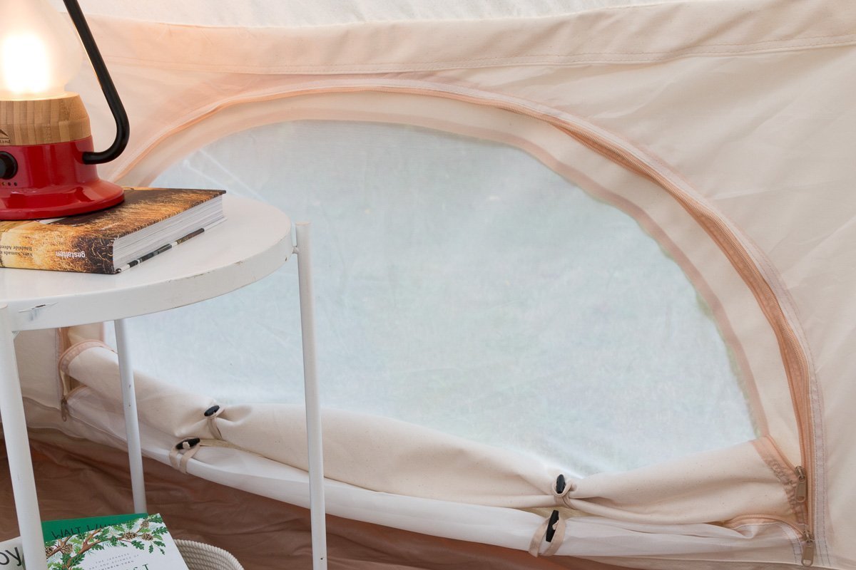 bell tent window
