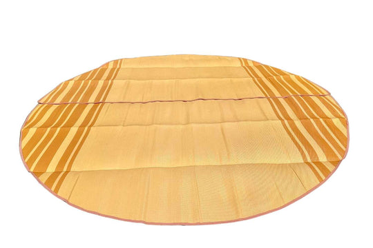 white background with circle matting