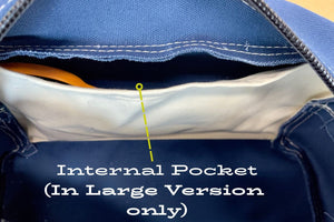 pocket inside of toiletry bag