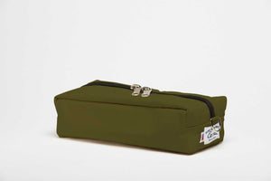 green canvas dopp kit