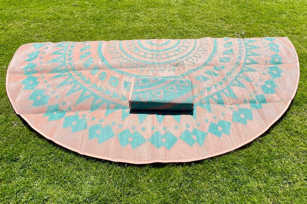 half circle rug