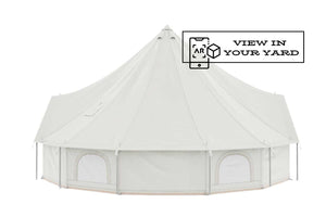 double door bell tent ar usdz model