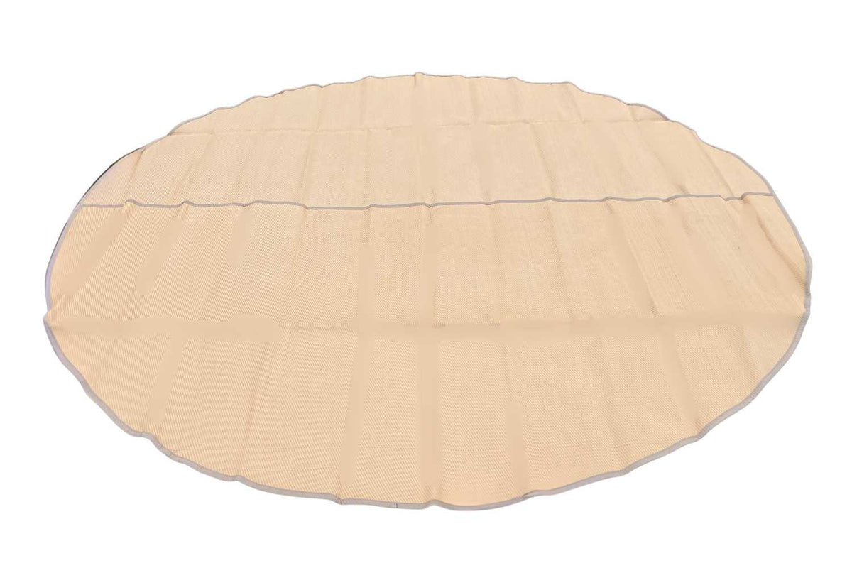 large circle outdoor matting on white background