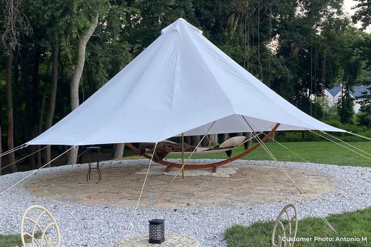 sun shade over hammock