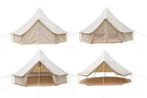 double wall 5m bell tent configurations