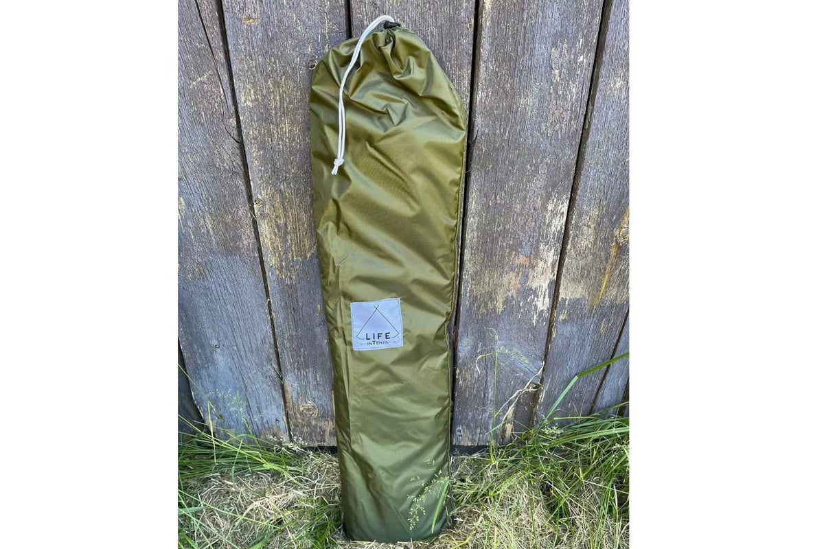green tent bag