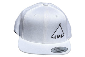 white camping hat