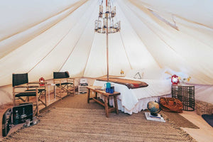 glamping tent interior design