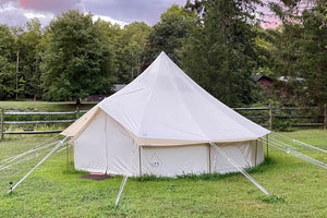 fly cover on stargazing tent