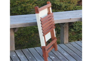 folded camping chair