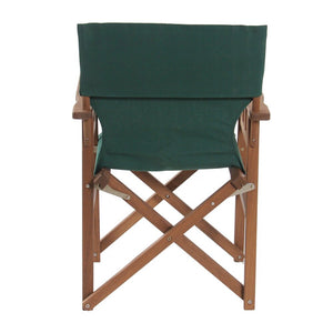 green glamping chair