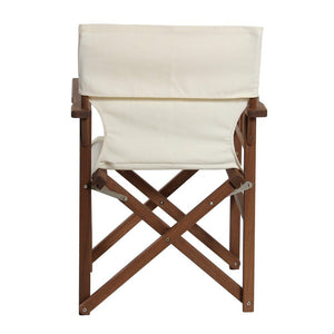 white glamping chair