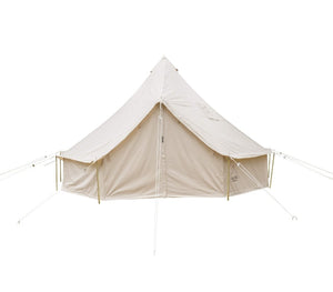 bell tent door closed