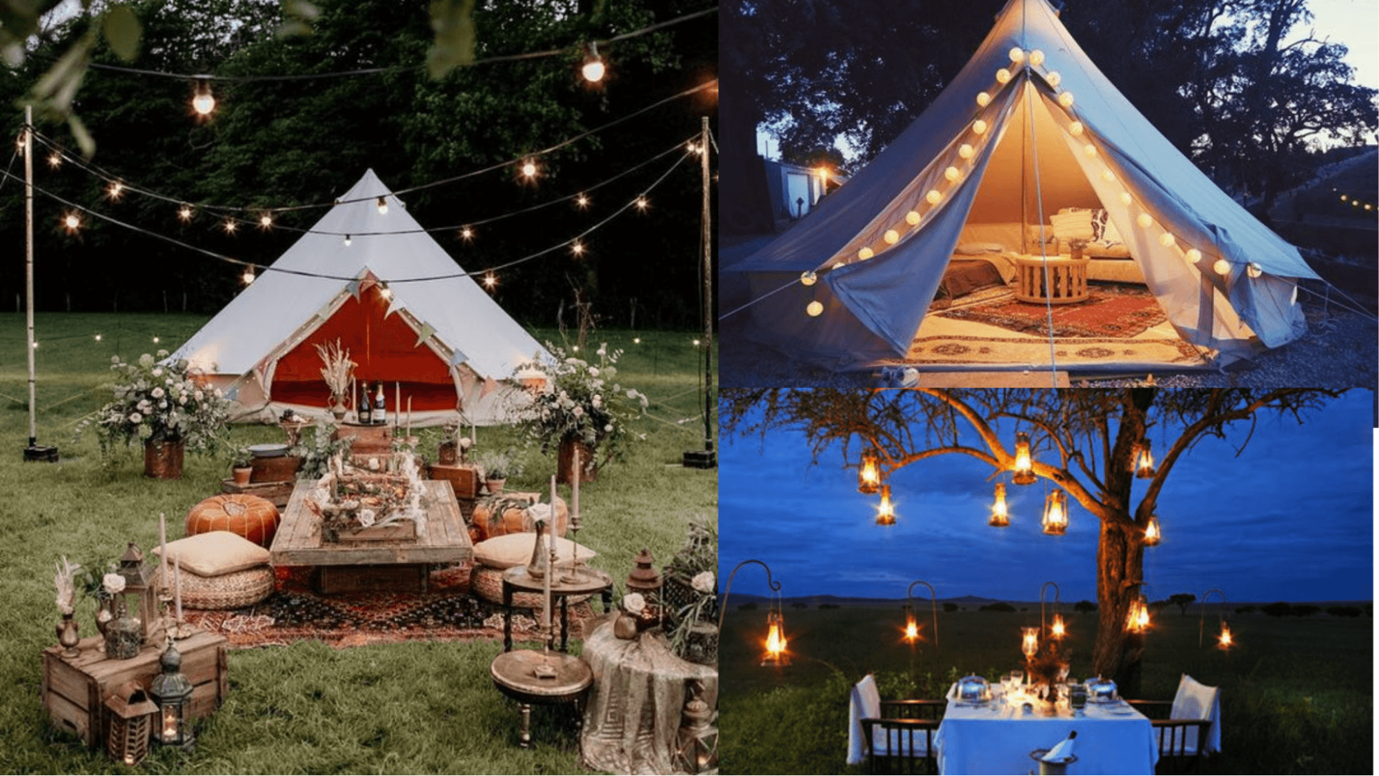 Glamping Tents<br>