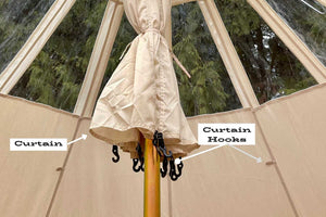 stargazing tent ceiling curtain