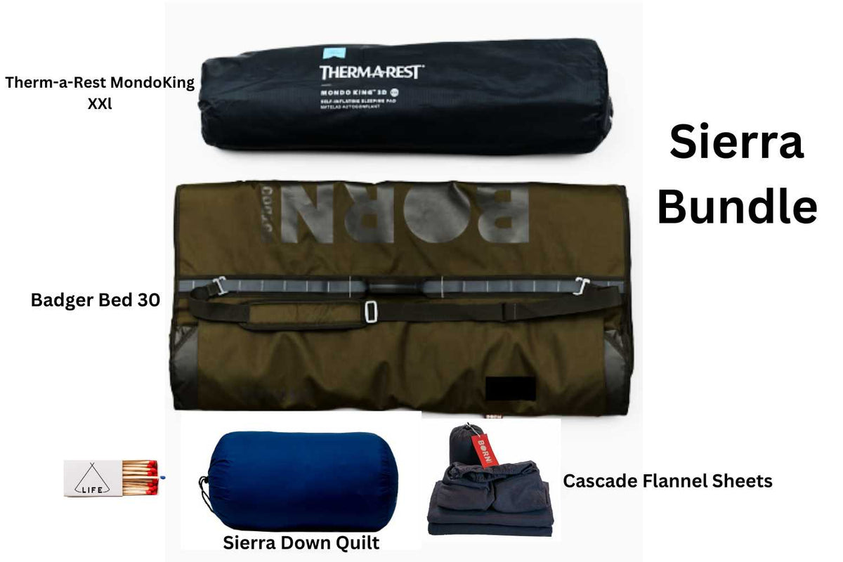 sierra camping bed bundle