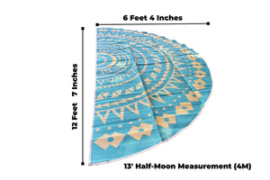 13 foot half circle mat measurements