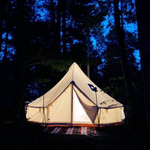 bell tent at night review