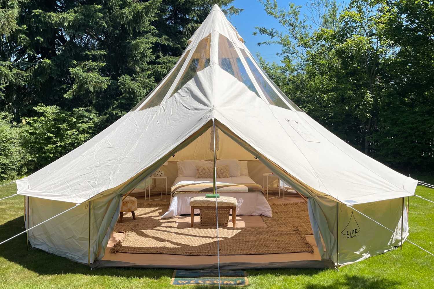 tent with stargazing roof 19' (6M) Stella Stargazing Tent