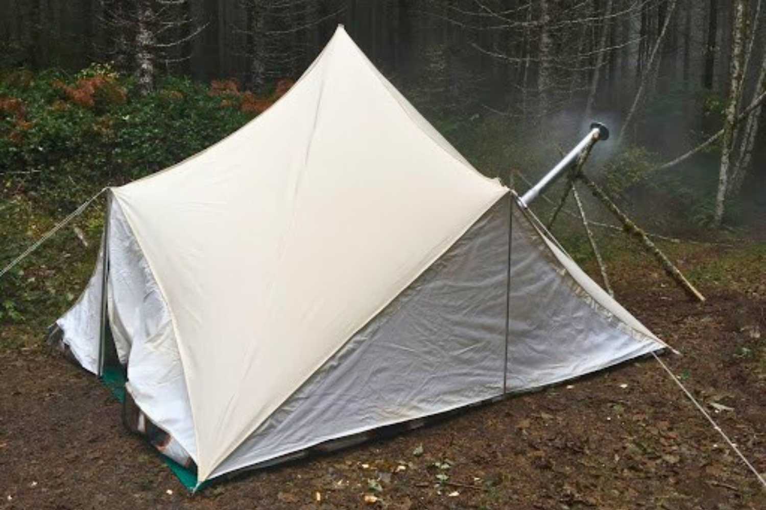 t tent 14' W x 14' L Eena Triangle Tent | Made in U.S.A