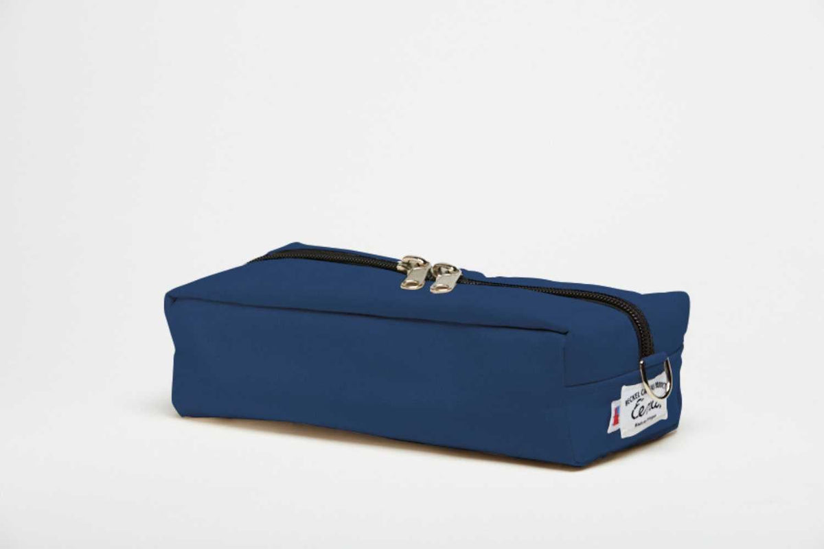 blue canvas dopp kit