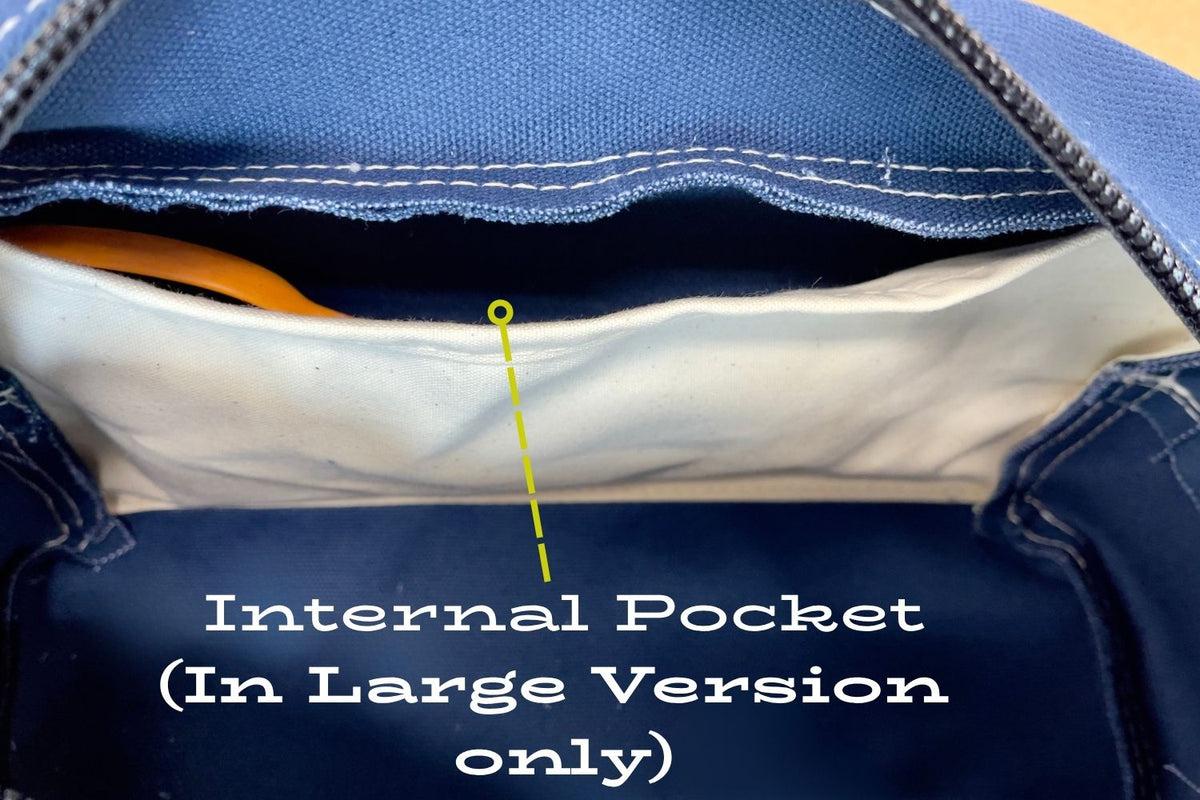 pocket inside of toiletry bag
