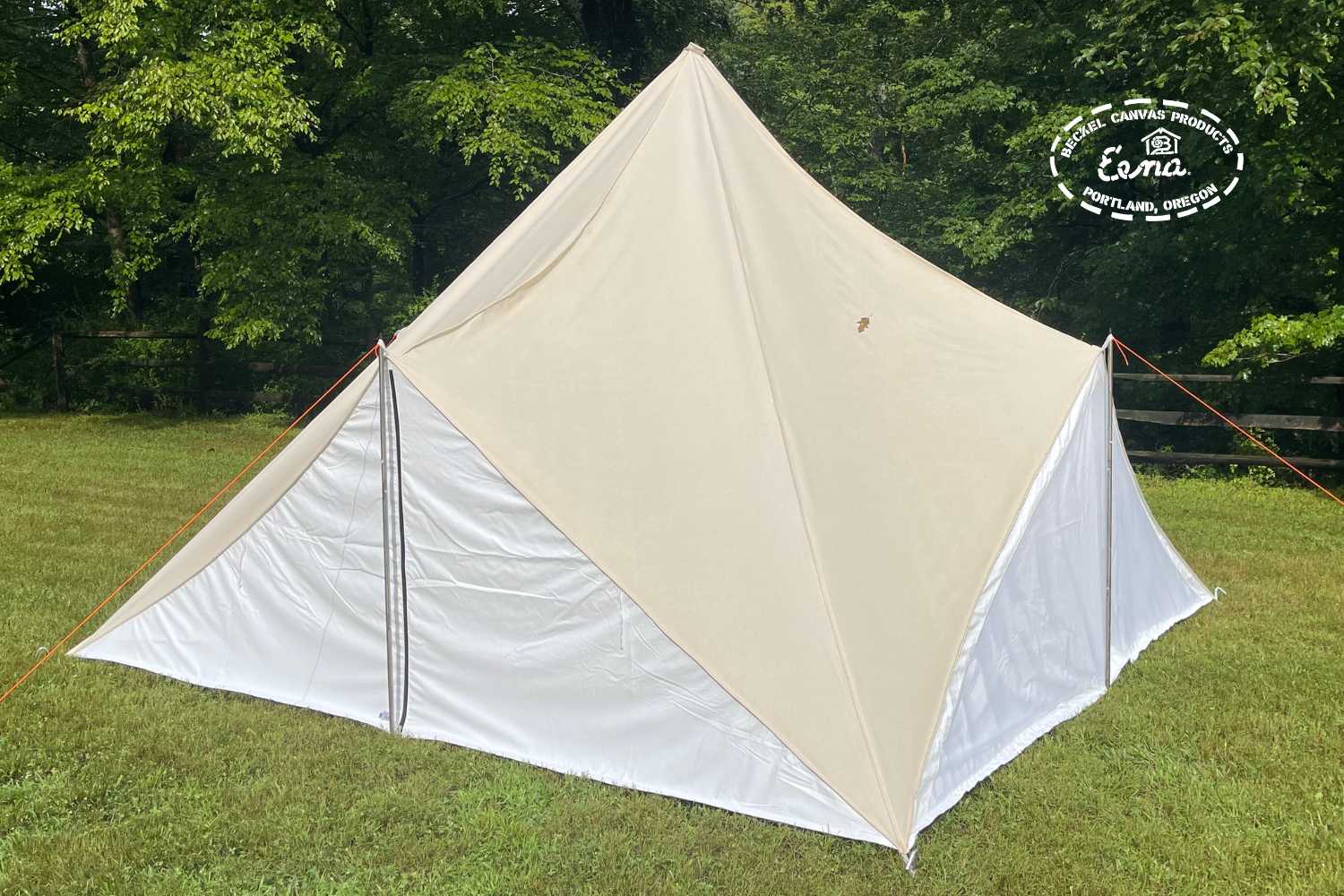t tent 14' W x 14' L Eena Triangle Tent | Made in U.S.A