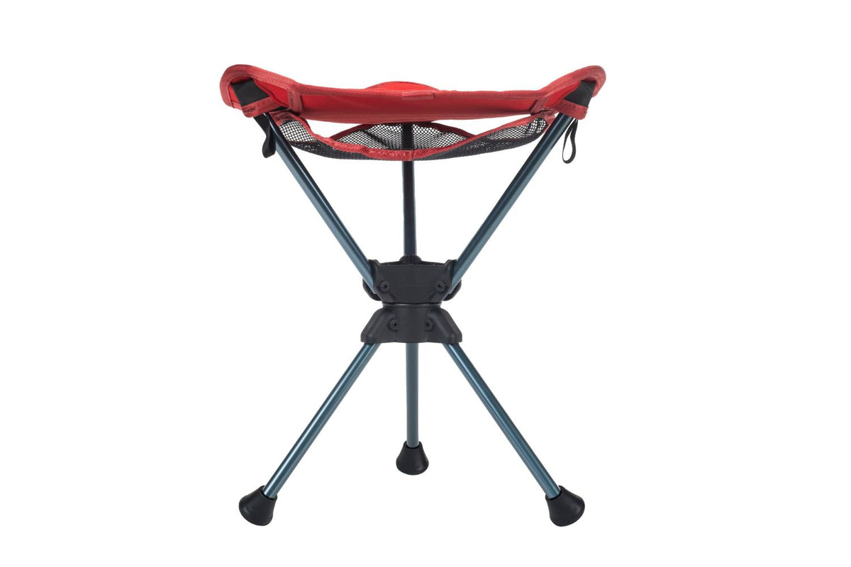 red camping chair