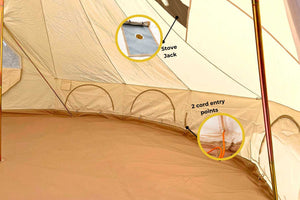 stove jack port for bell tent