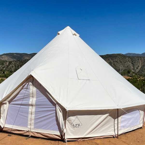 commercial bell tent in california