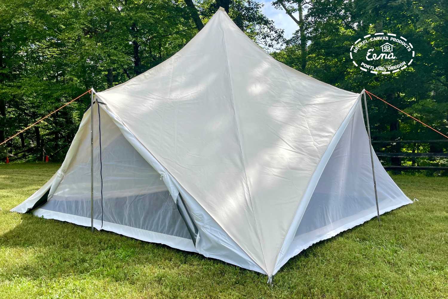 ecotat tent 14' W x 14' L Eena Triangle Tent | Made in U.S.A