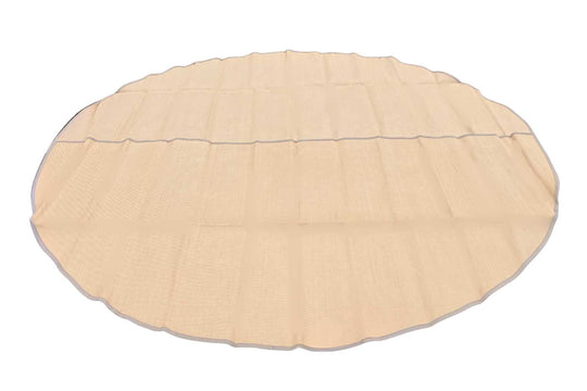large circle outdoor matting on white background