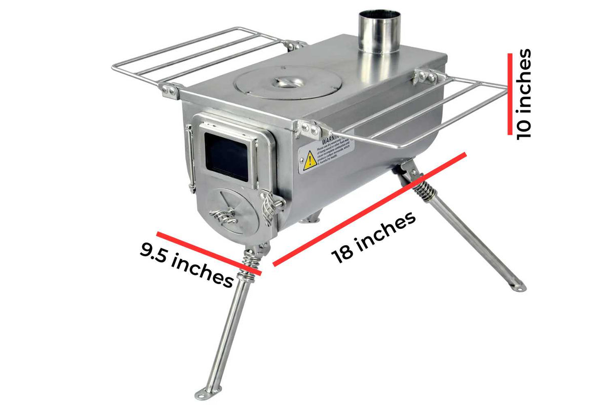 size of large winnerwell stove