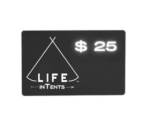 Life Tents Gift Card $25 - Life inTents