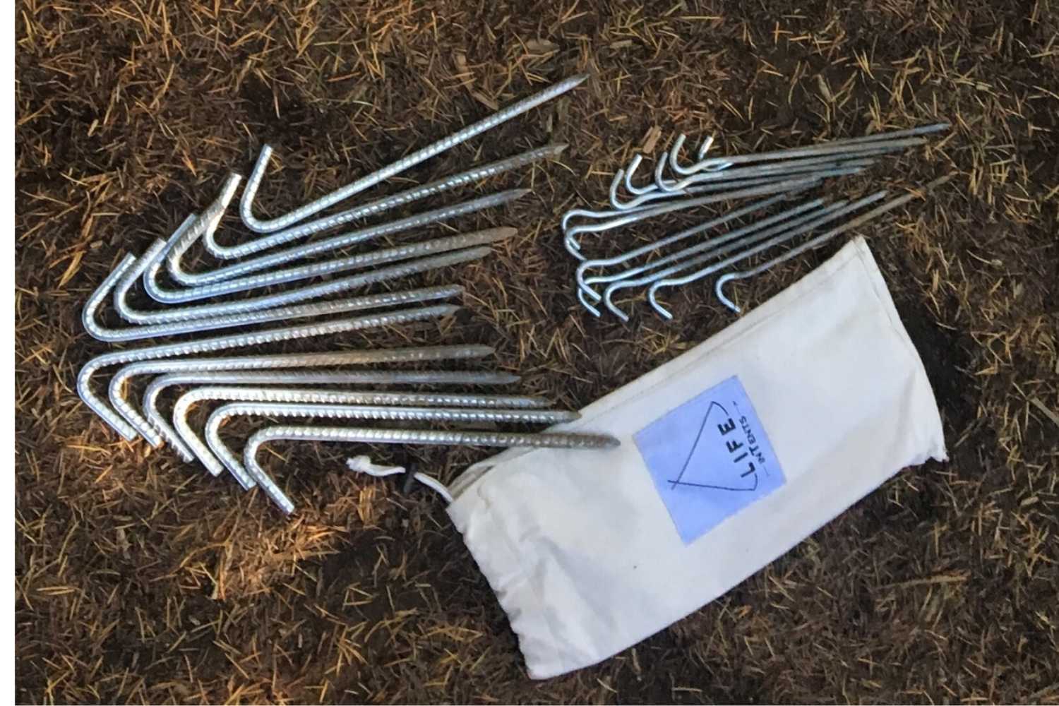 steel tent pegs Bell Tent Stake Set