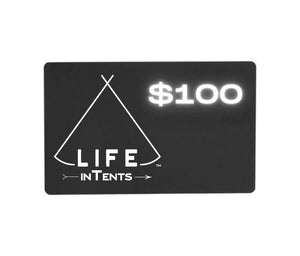 Life Tents Gift Card $100 - Life inTents