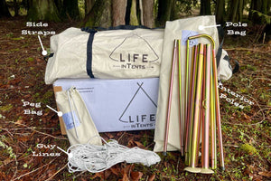 life intents bell tent unboxing