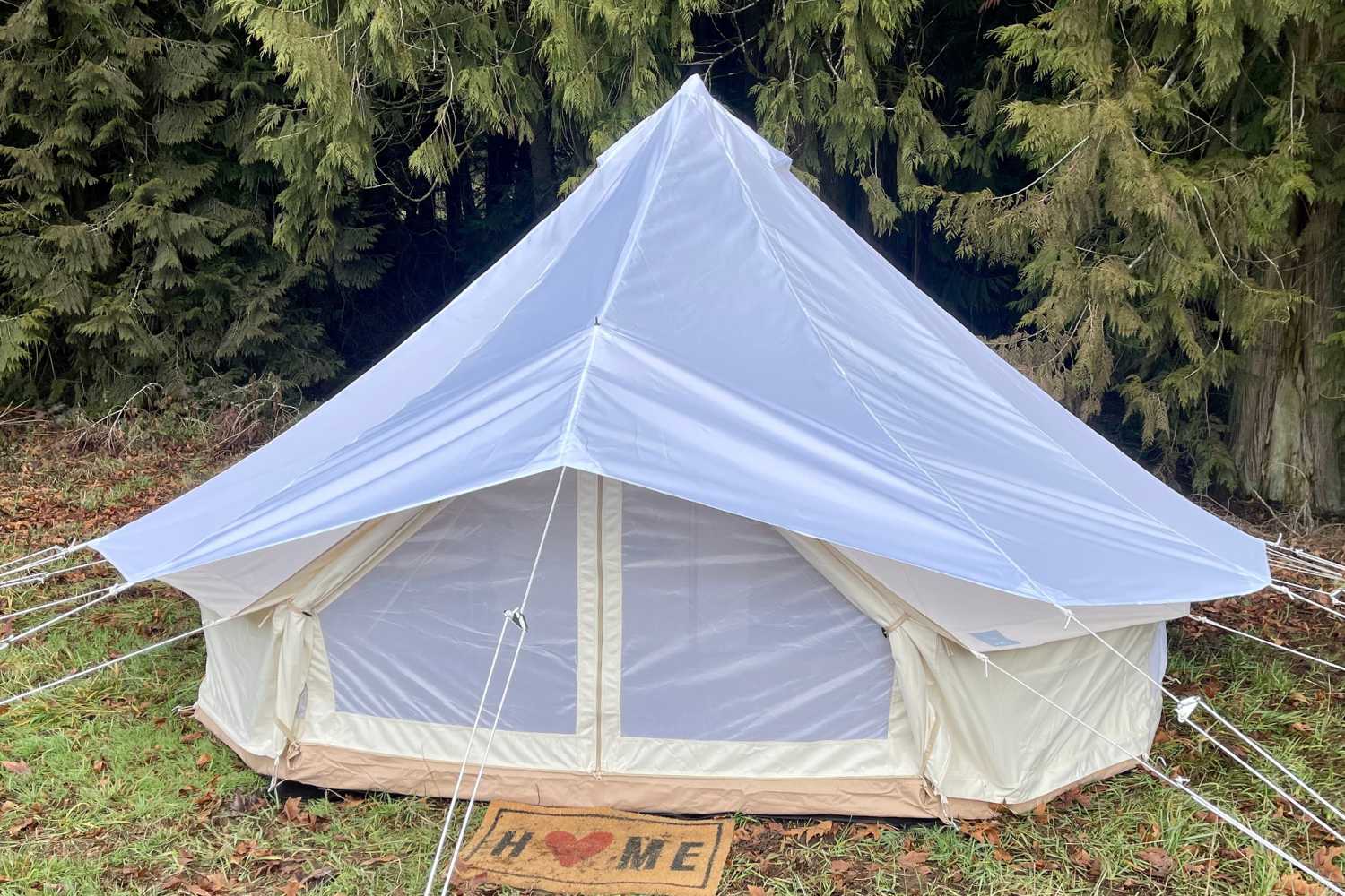 Bell Tent Fly Cover  Roof Protection - Life inTents