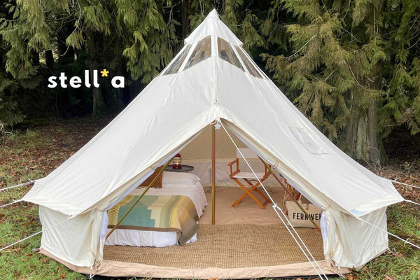 voorraad Bevestiging Kritiek 13' (4M) Stella Stargazer Bell Tent | A Skyview Camping Tent - Life inTents