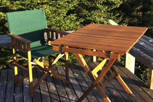 patio wood table