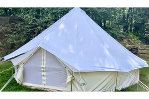 20' bell tent with fly cover