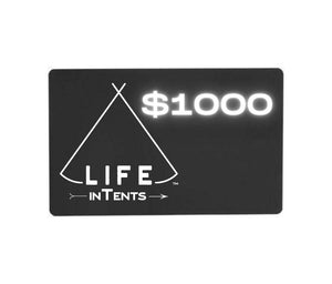 Life Tents Gift Card $1000 - Life inTents