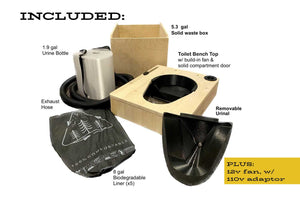 composting toilet kit