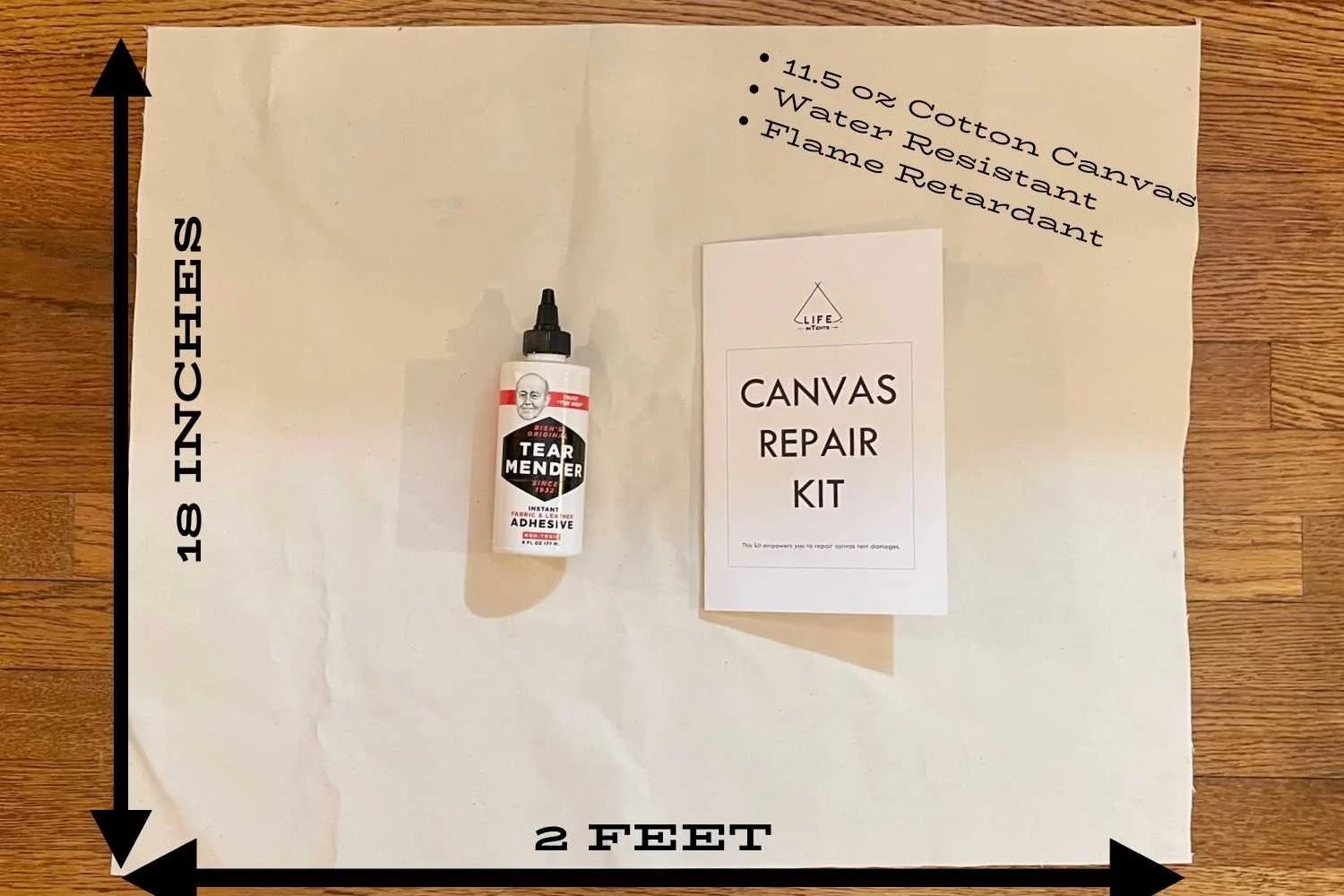 Canvas Repair– Rips & Tears
