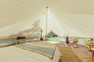 Large glamping tent