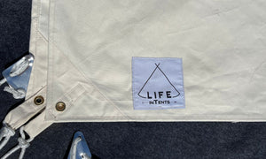 canvas tent awning