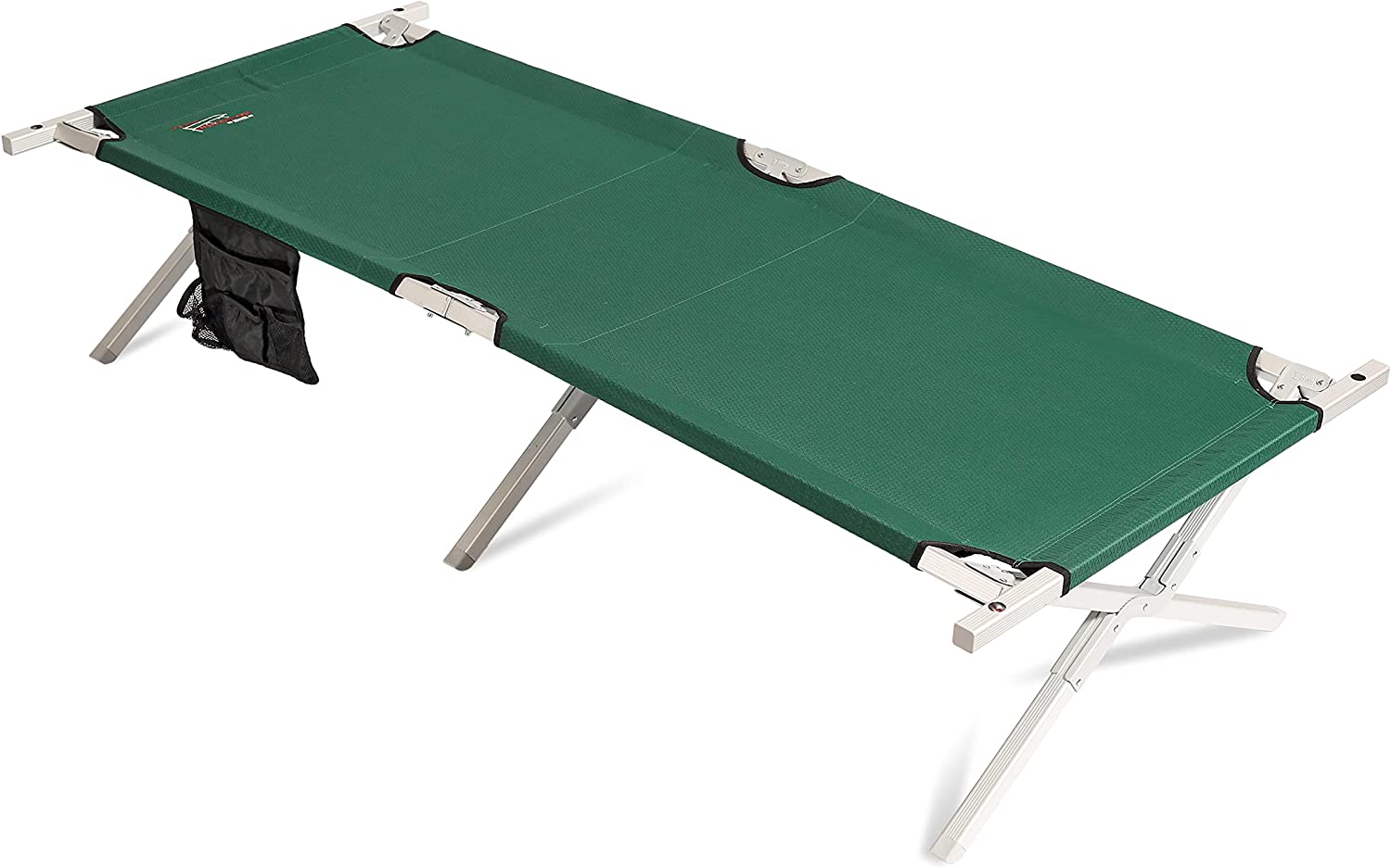Lit picot type US Mil-Tec en aluminium avec sac de transport, PU Lit picot type US Mil-Tec en aluminium avec sac de transport, PU