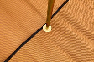 pole on yurt tent floor covering